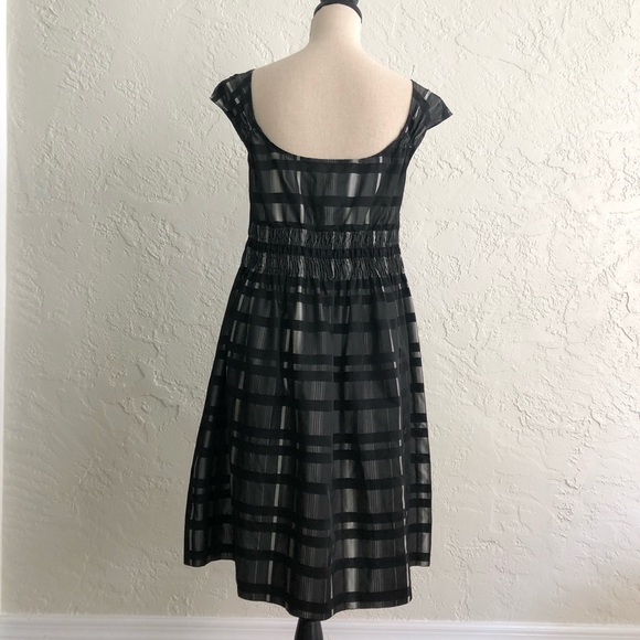 Zara Basic Black & White Dress Large - Picture 4 of 8